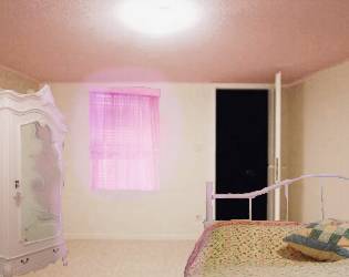 a pink room